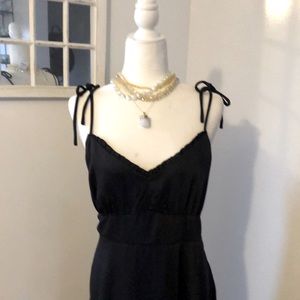 Nine West Satin Little Black Dress